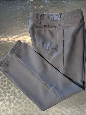 Men's Classic Straight-Leg Pants in Gray 36x30 #wrangler #wrancher